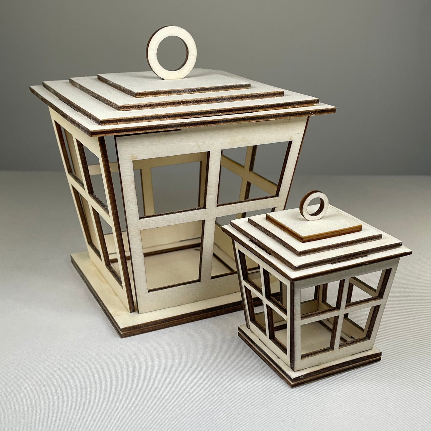 Victorian Christmas Lantern Bundle - Handmade Christmas Ornament by Curious Rabbit ® - Curious Rabbit