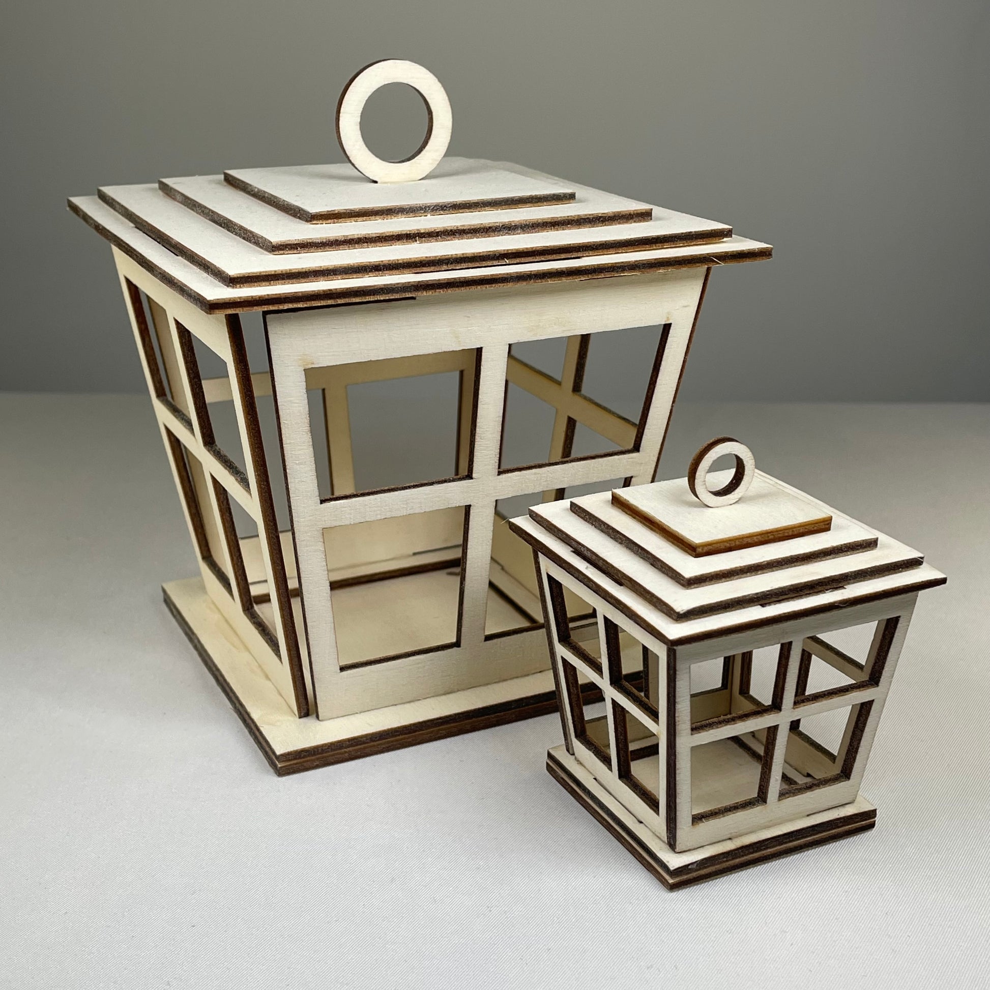 Victorian Christmas Lantern Bundle - Handmade Christmas Ornament by Curious Rabbit ® - Curious Rabbit