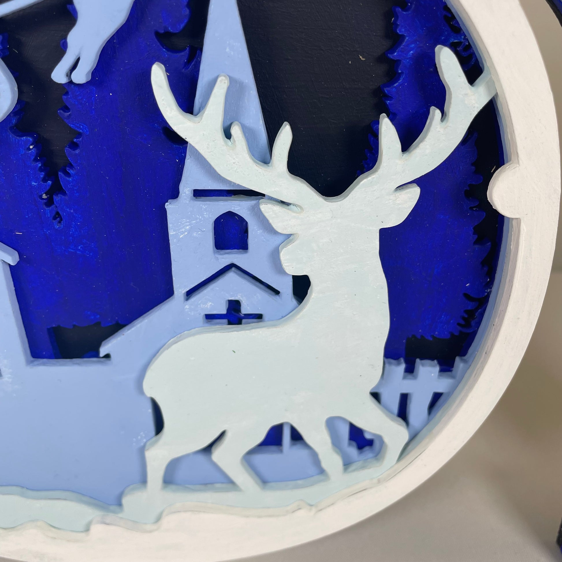 Joy Sign - Handmade Christmas Ornament by Curious Rabbit ® - Curious Rabbit