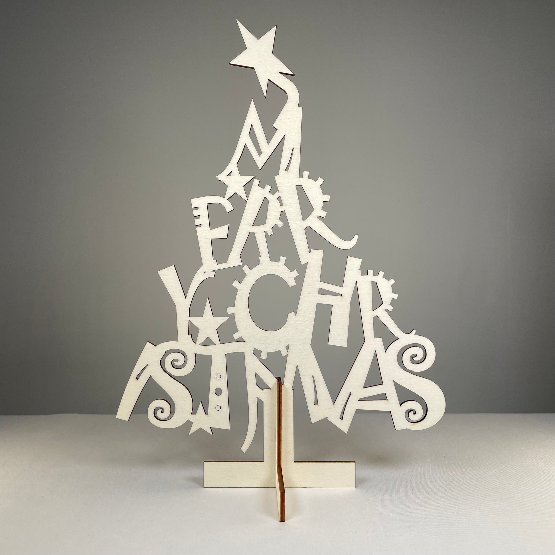 Christmas Tree Kit Bundle - Flat Pack Model Kit by Curious Rabbit ® - Curious Rabbit