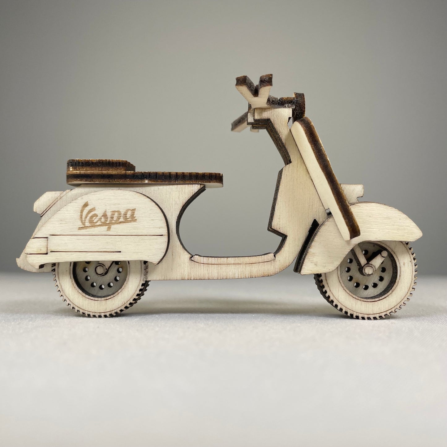 Vespa Ornmanent (Plain) - Handmade Ornament by Curious Rabbit ® - Curious Rabbit