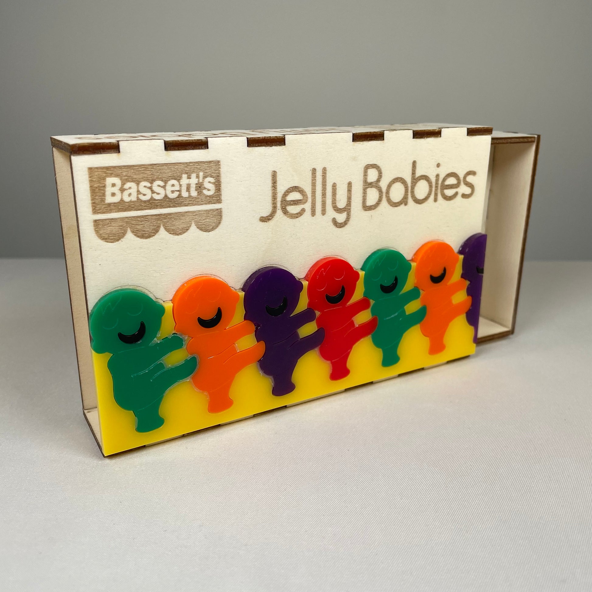 Jelly Babies Box - Flat Pack Model Kit by Curious Rabbit ® - Curious Rabbit