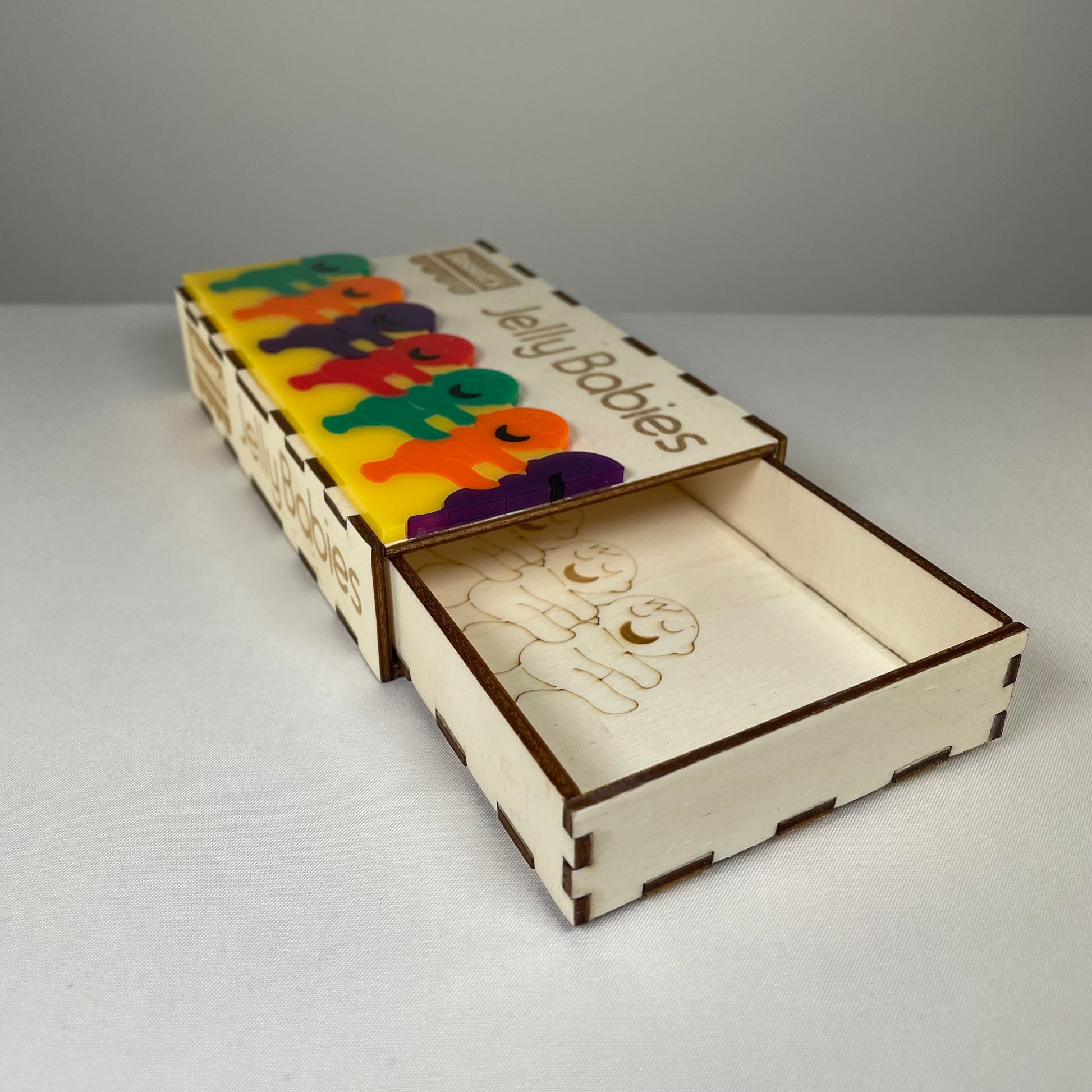 Jelly Babies Box - Flat Pack Model Kit by Curious Rabbit ® - Curious Rabbit