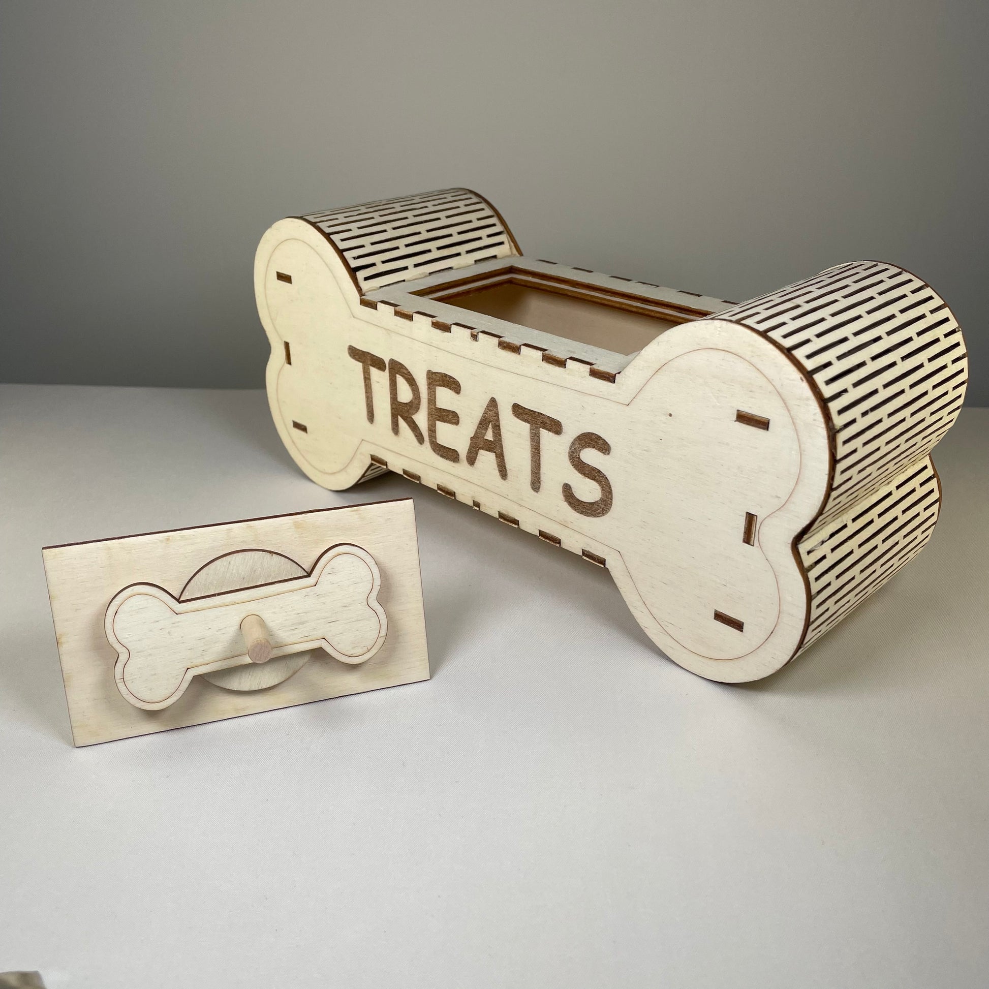 Dog Treat Box - Flat Pack Model Kit By Curious Rabbit ® - Curious Rabbit
