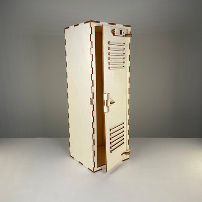 School Locker - Flat Pack Model Kit By Curious Rabbit ®