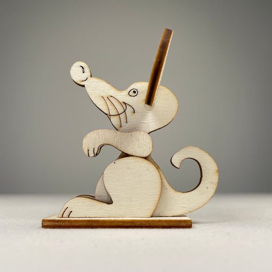 Mouse Ornament - Handmade Ornament by Curious Rabbit ® - Curious Rabbit