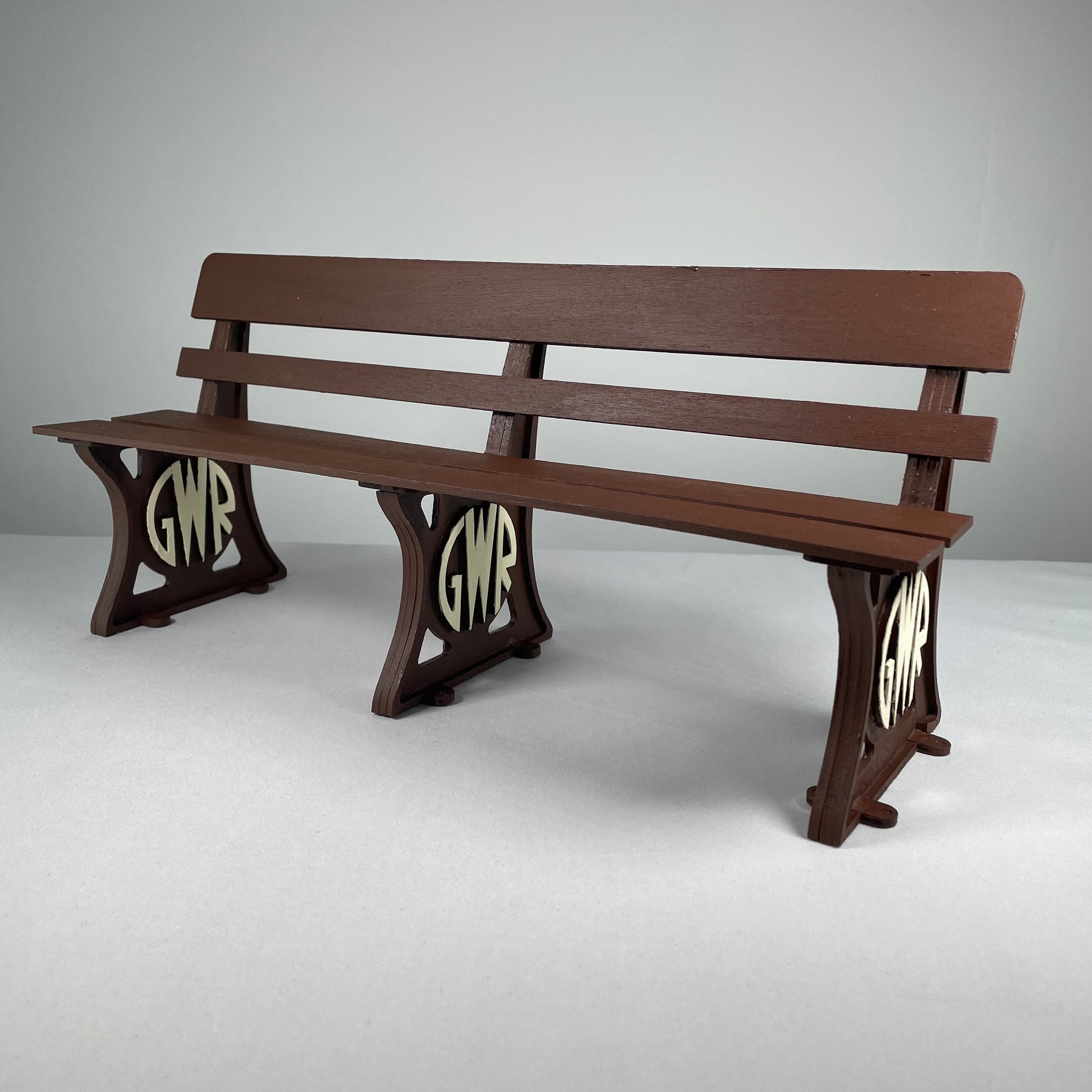 GWR Bench - Flat Pack Model Kit by Curious Rabbit ® - Curious Rabbit