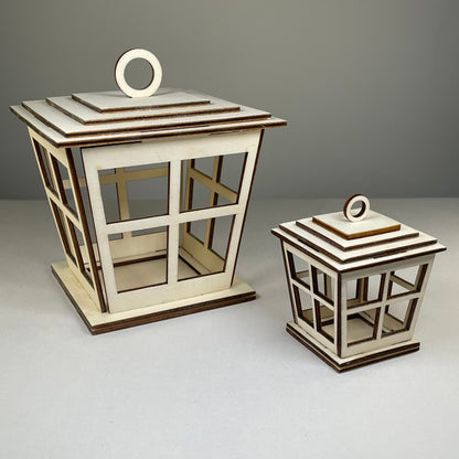 Victorian Christmas Lantern Bundle - Handmade Christmas Ornament by Curious Rabbit ® - Curious Rabbit