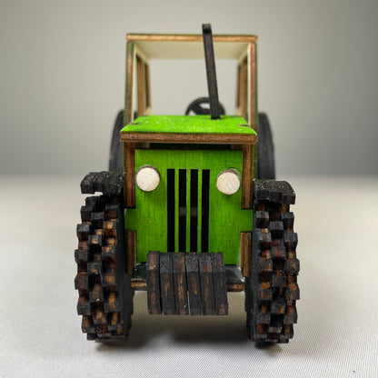 Tractor Puzzle - Flat Pack Model Kit by Curious Rabbit ®