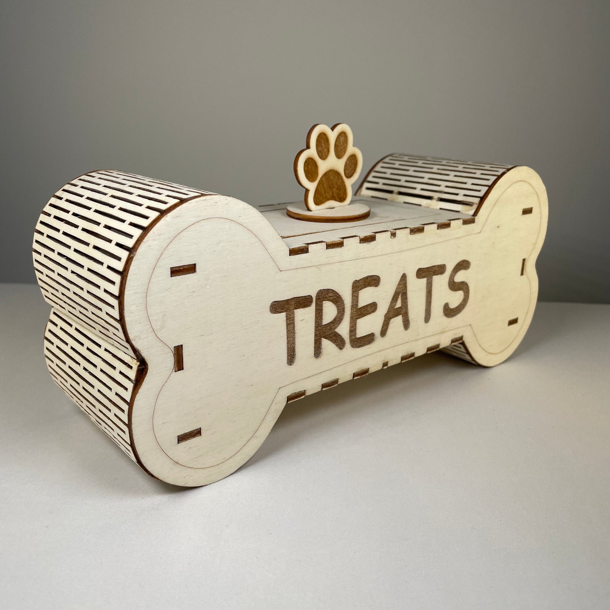 Dog Treat Box - Flat Pack Model Kit By Curious Rabbit ® - Curious Rabbit