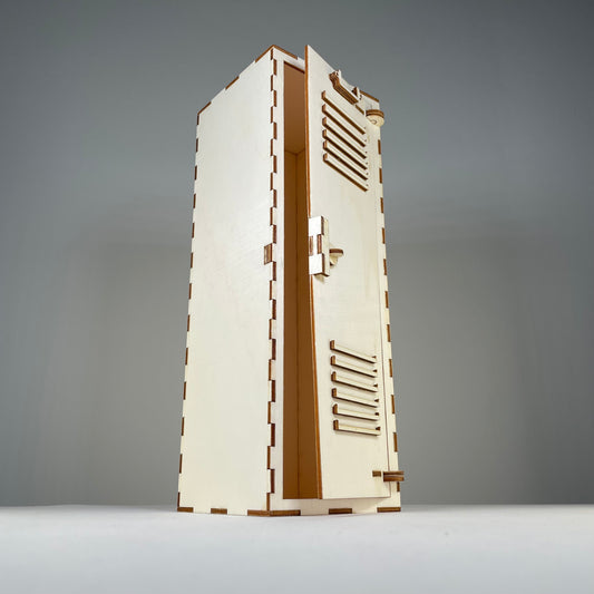 School Locker - Flat Pack Model Kit By Curious Rabbit ®