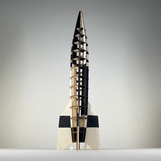 Prop V2 Rocket  - Flat Pack Model Kit by Curious Rabbit ®