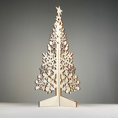 Christmas Tree Kit Bundle - Flat Pack Model Kit by Curious Rabbit ® - Curious Rabbit
