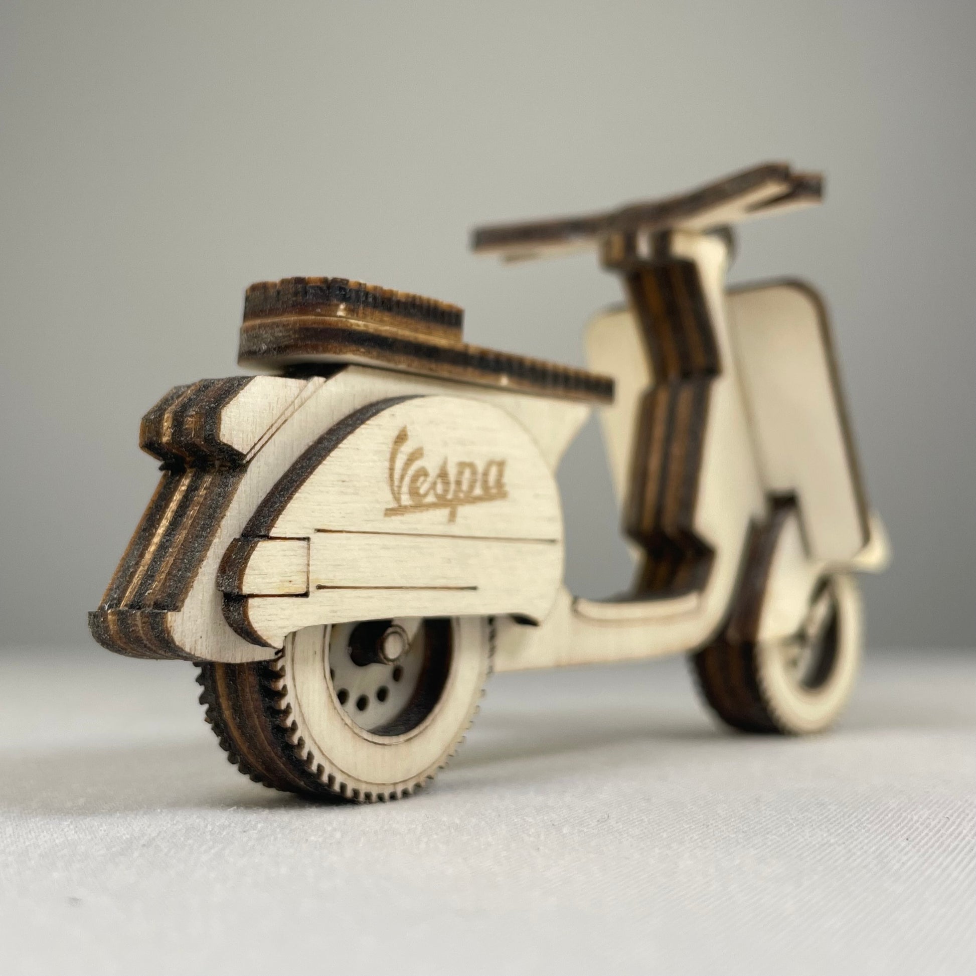 Vespa Ornmanent (Plain) - Handmade Ornament by Curious Rabbit ® - Curious Rabbit