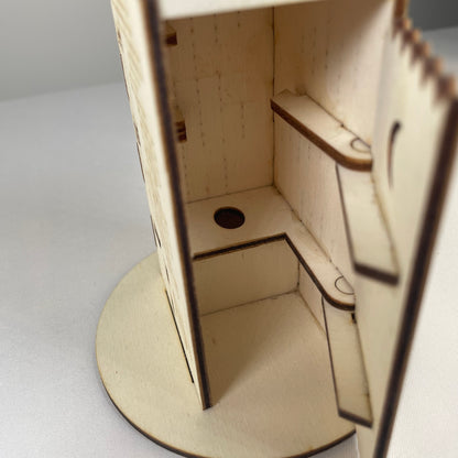 Outhouse WC Toilet - Flat Pack Model Kit by Curious Rabbit ® - Curious Rabbit