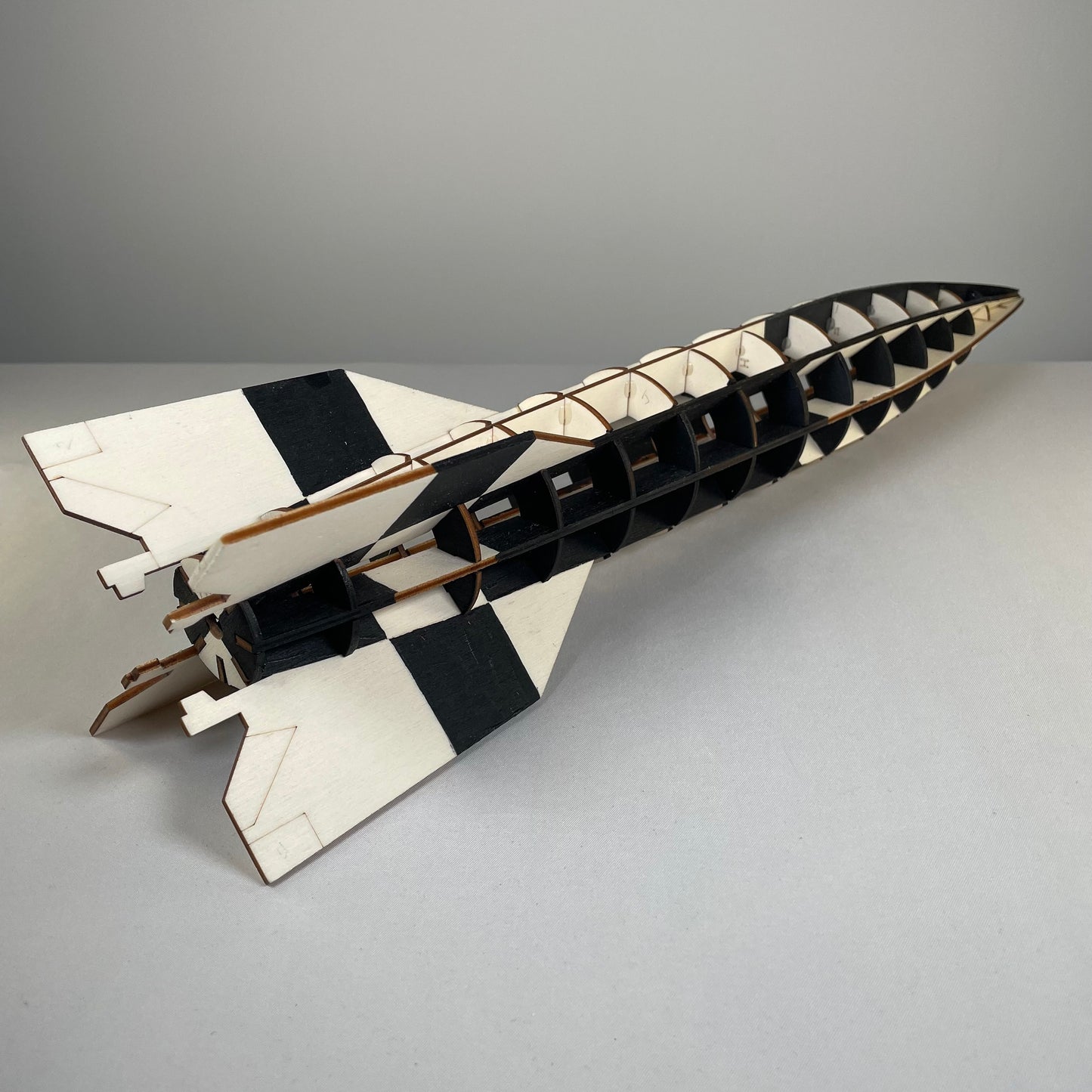 Prop V2 Rocket  - Flat Pack Model Kit by Curious Rabbit ®