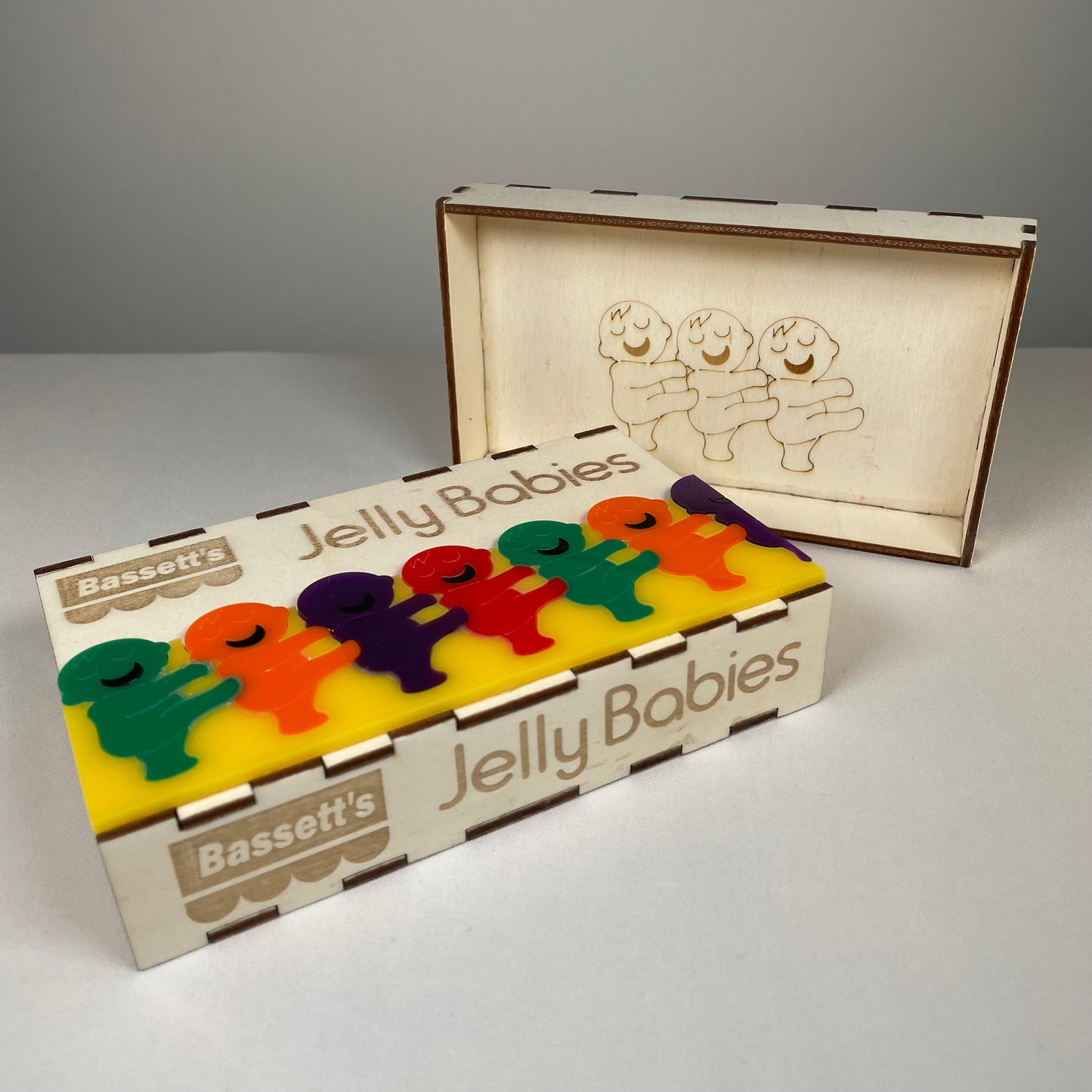 Jelly Babies Box - Flat Pack Model Kit by Curious Rabbit ® - Curious Rabbit