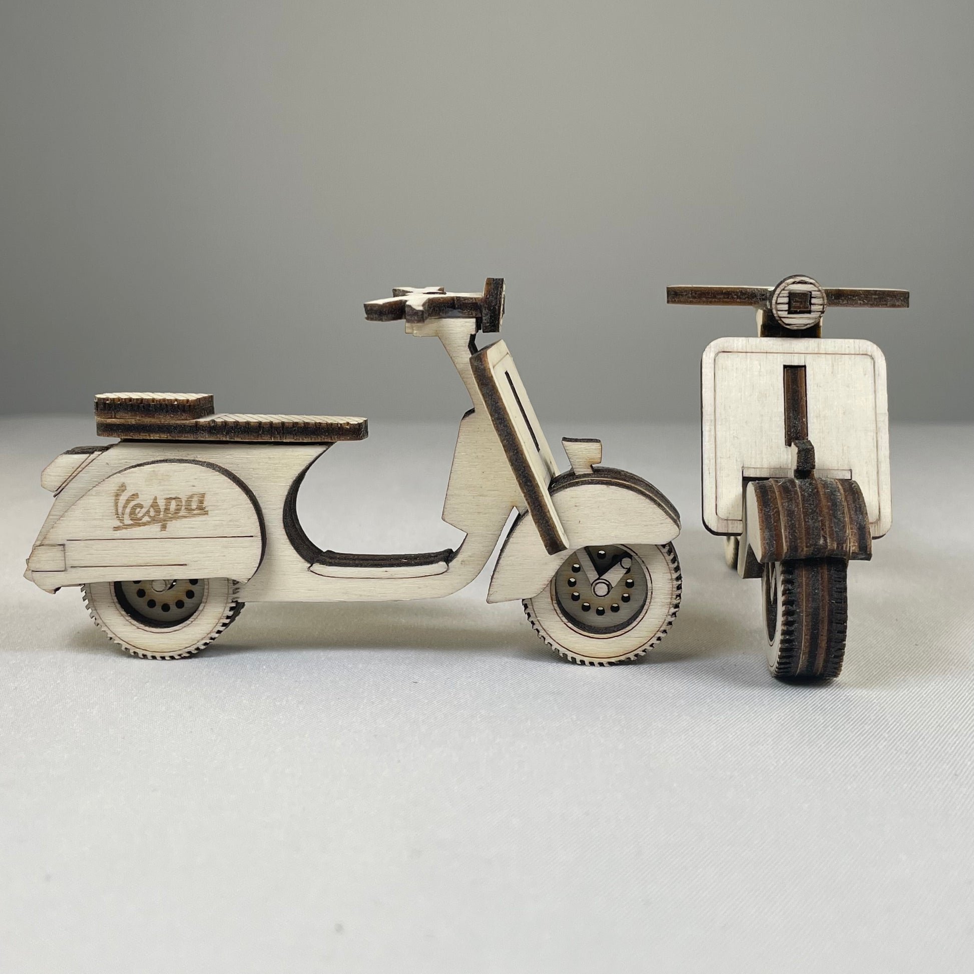 Vespa Ornmanent (Plain) - Handmade Ornament by Curious Rabbit ® - Curious Rabbit