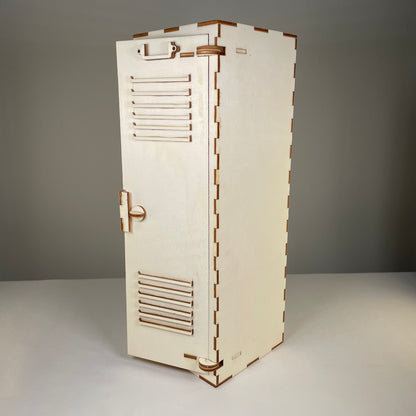 School Locker - Flat Pack Model Kit By Curious Rabbit ®