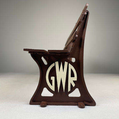 GWR Bench - Flat Pack Model Kit by Curious Rabbit ® - Curious Rabbit