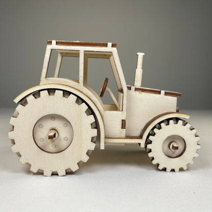 Tractor Puzzle - Flat Pack Model Kit by Curious Rabbit ®