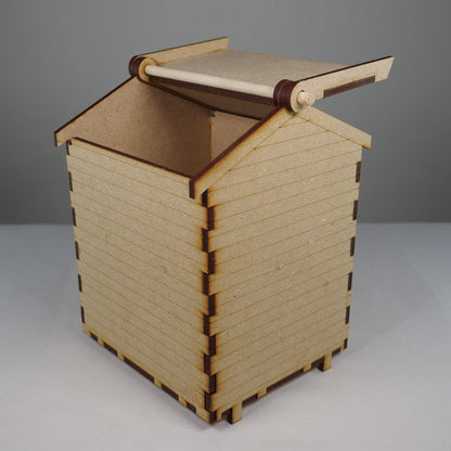 Beach Hut - Flat Pack Model Kit by Curious Rabbit ® - Curious Rabbit