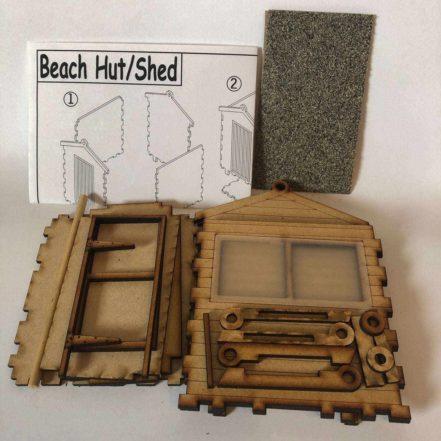 Garden Shed - Flat Pack Model Kit By Curious Rabbit ® - Curious Rabbit