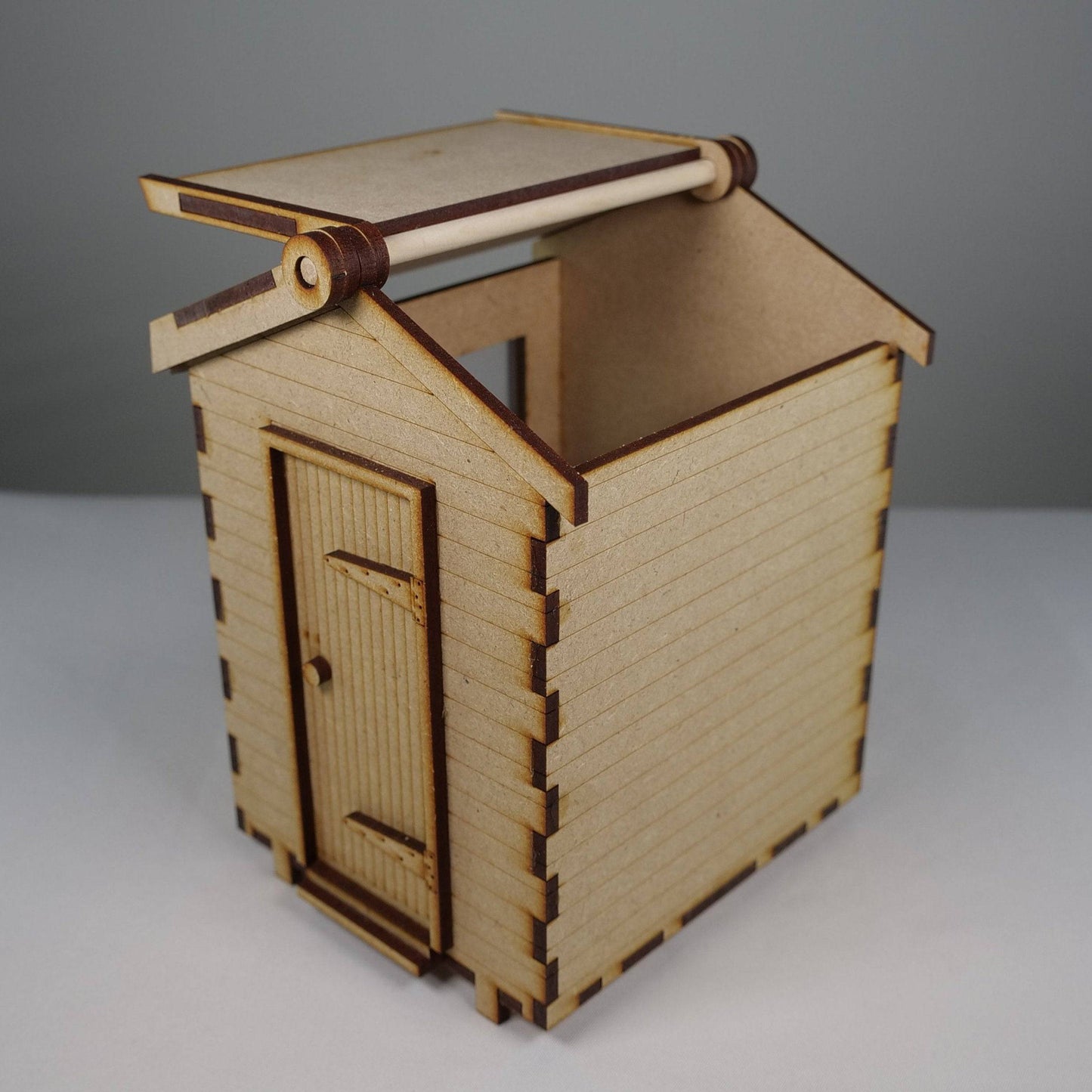 Garden Shed - Flat Pack Model Kit By Curious Rabbit ® - Curious Rabbit