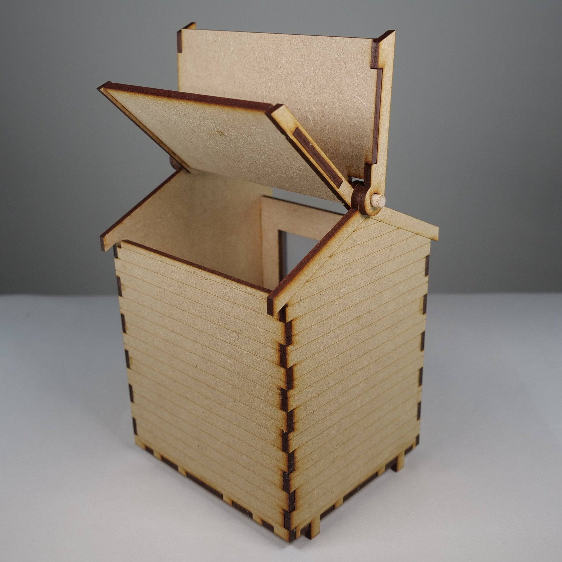 Garden Shed - Flat Pack Model Kit By Curious Rabbit ® - Curious Rabbit