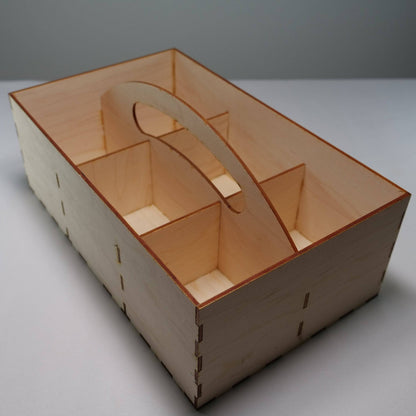 Seedbox with Handle - Flat Pack Model Kit by Curious Rabbit ® - Curious Rabbit