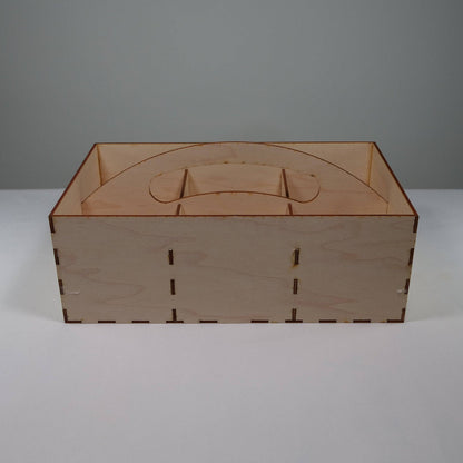 Seedbox with Handle - Flat Pack Model Kit by Curious Rabbit ® - Curious Rabbit