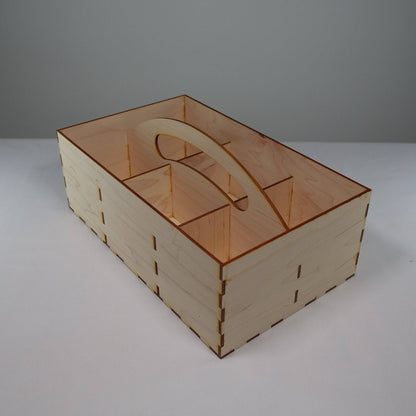Seedbox with Handle - Flat Pack Model Kit by Curious Rabbit ® - Curious Rabbit