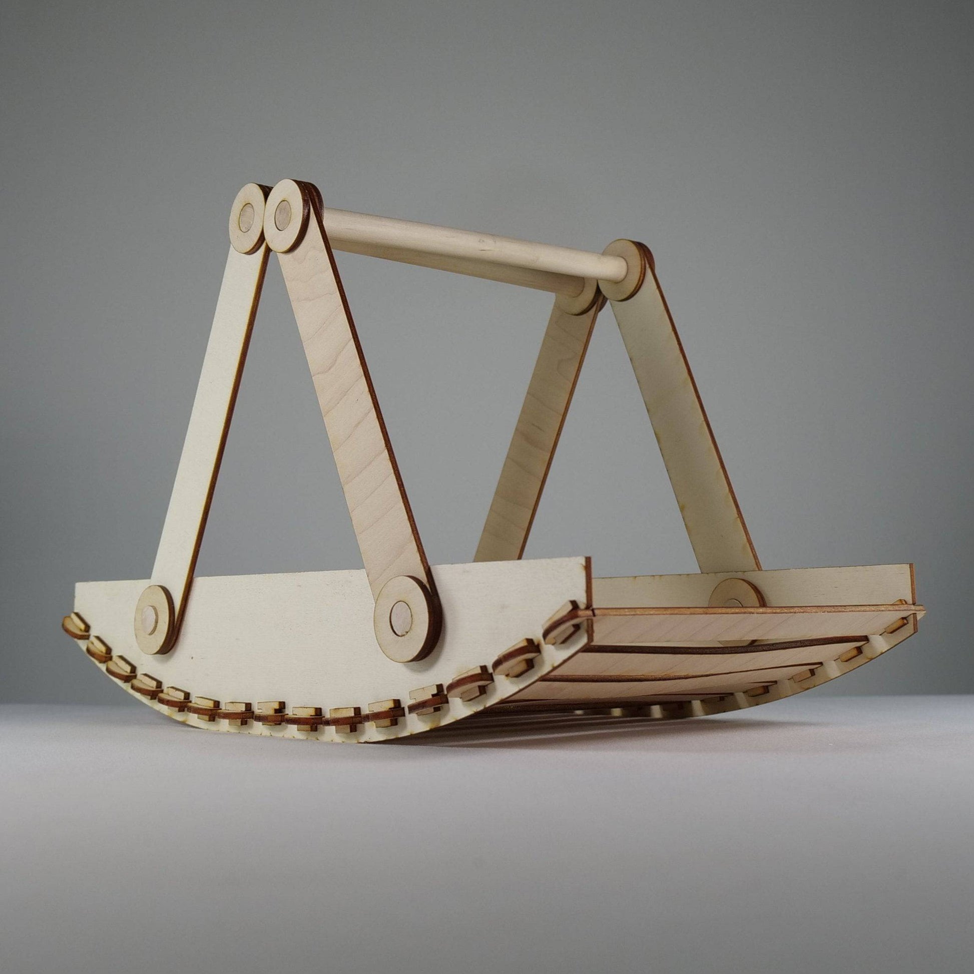 Trug Picnic Basket - Flat Pack Model Kit by Curious Rabbit ® - Curious Rabbit