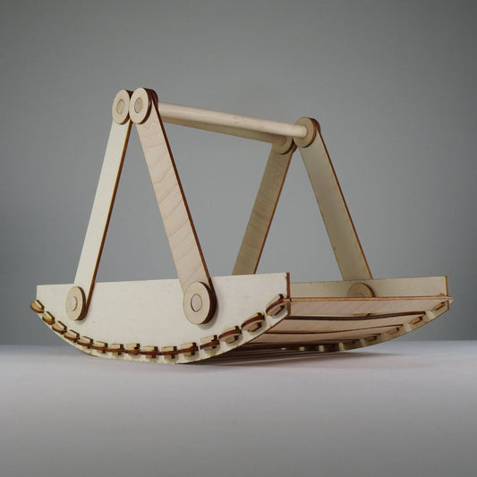 Trug Picnic Basket - Flat Pack Model Kit by Curious Rabbit ® - Curious Rabbit