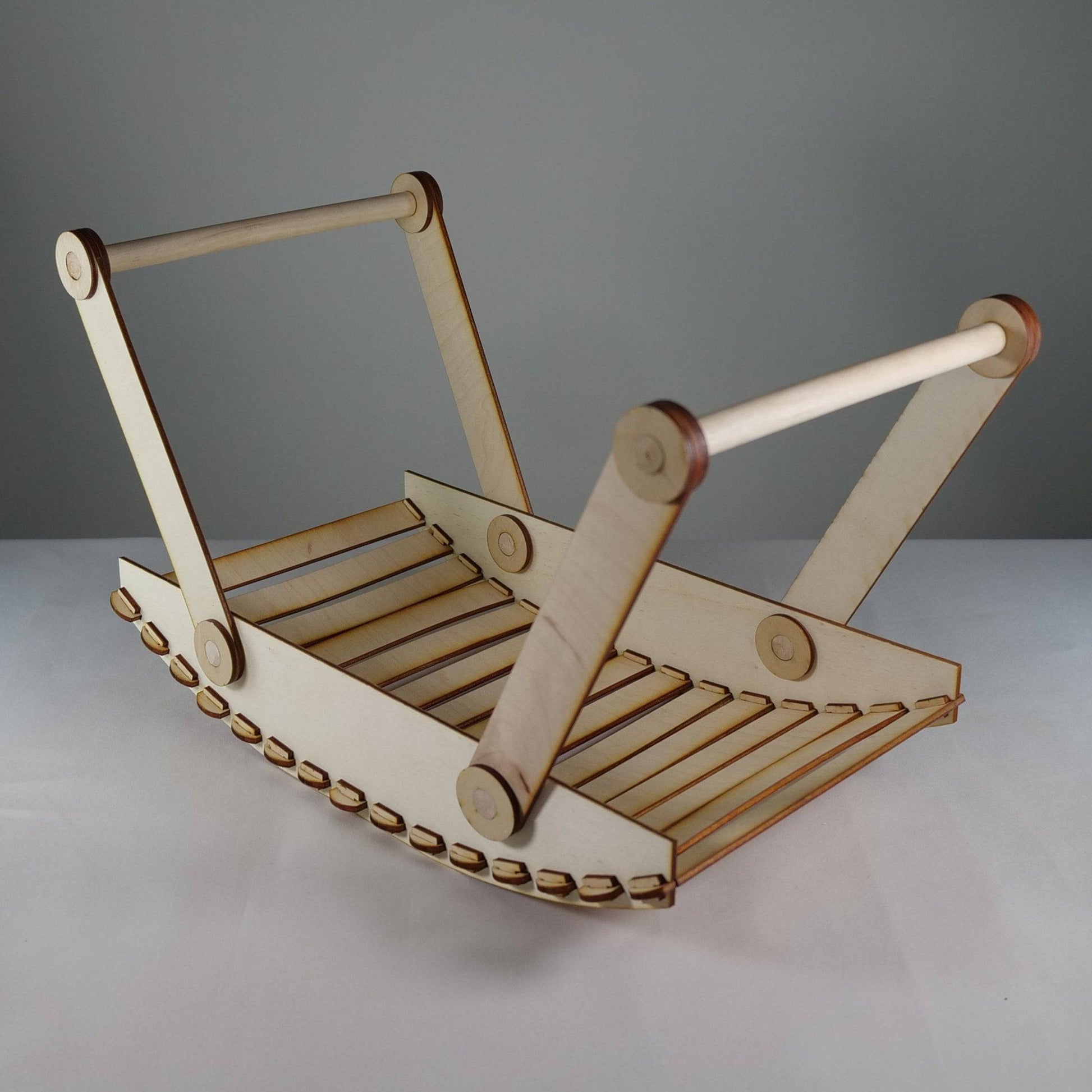 Trug Picnic Basket - Flat Pack Model Kit by Curious Rabbit ® - Curious Rabbit
