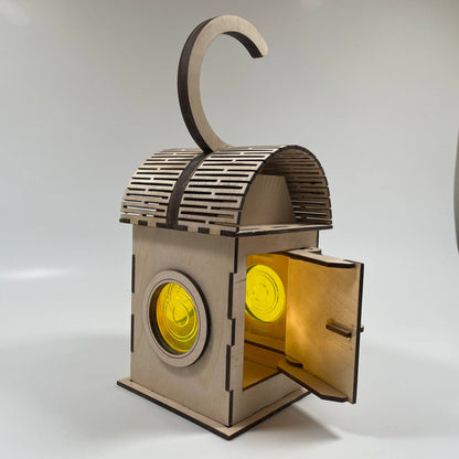 Railway Roadside Lamp - Flat Pack Model Kit by Curious Rabbit ® - Curious Rabbit