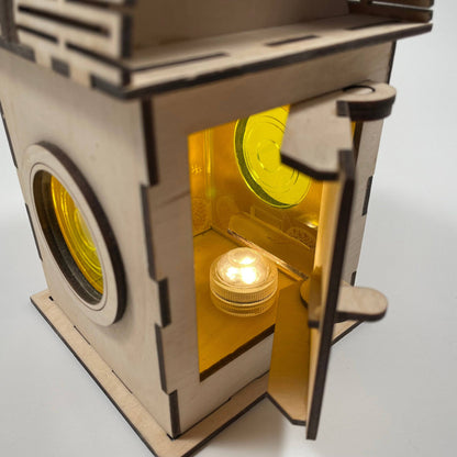 Railway Roadside Lamp - Flat Pack Model Kit by Curious Rabbit ® - Curious Rabbit