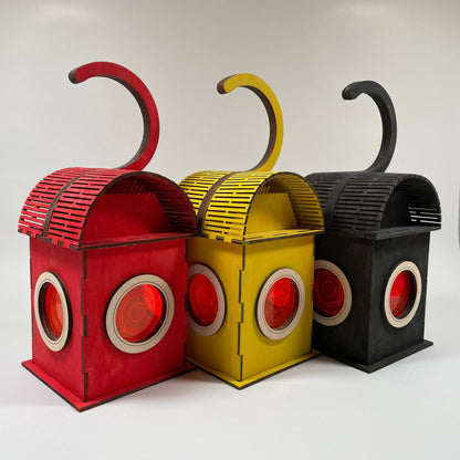 Railway Roadside Lamp - Flat Pack Model Kit by Curious Rabbit ® - Curious Rabbit