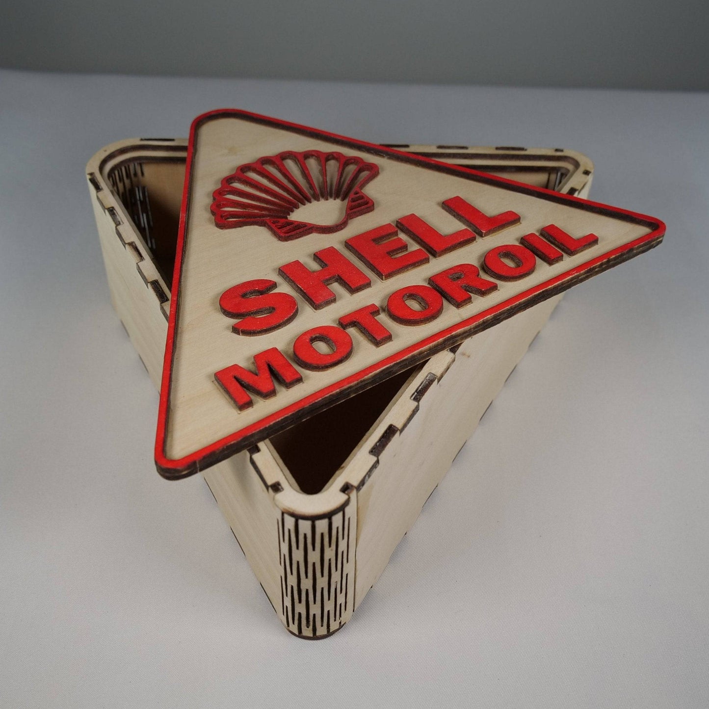 Shell Oil Box - Flat Pack Model Kit by Curious Rabbit ® - Curious Rabbit
