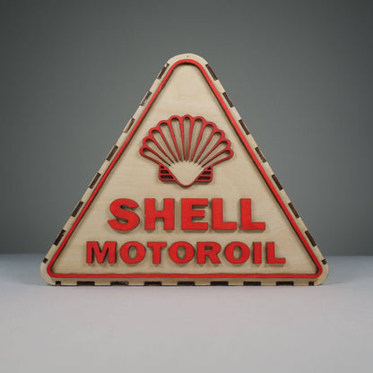 Shell Oil Box - Flat Pack Model Kit by Curious Rabbit ® - Curious Rabbit