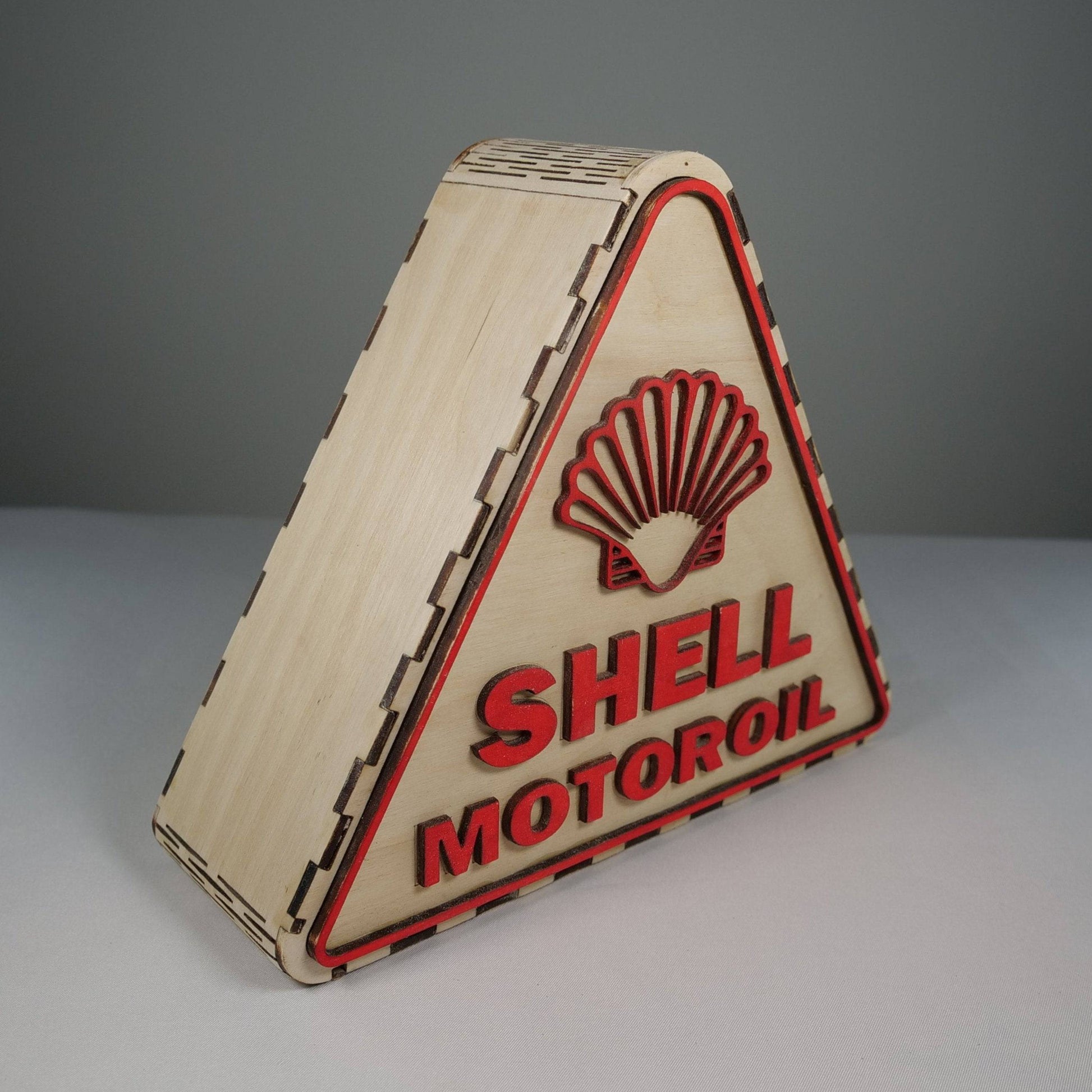 Shell Oil Box - Flat Pack Model Kit by Curious Rabbit ® - Curious Rabbit
