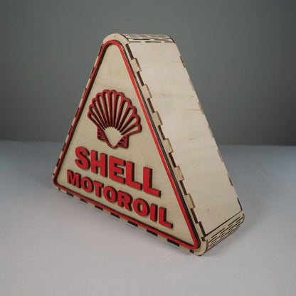 Shell Oil Box - Flat Pack Model Kit by Curious Rabbit ® - Curious Rabbit