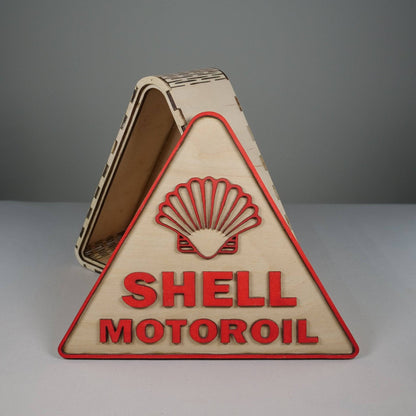 Shell Oil Box - Flat Pack Model Kit by Curious Rabbit ® - Curious Rabbit