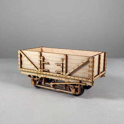 Railway Train Wagon - Flat Pack Model Kit by Curious Rabbit ®