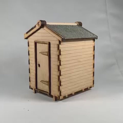 Beach Hut - Flat Pack Model Kit by Curious Rabbit ®