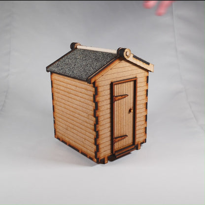 Garden Shed - Flat Pack Model Kit By Curious Rabbit ®