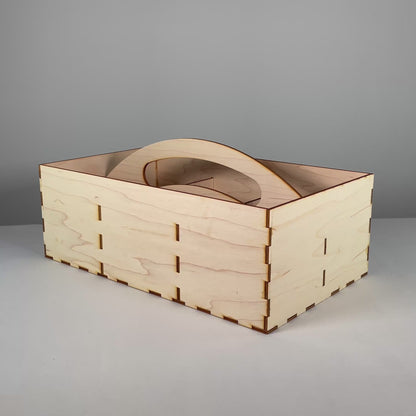 Seedbox with Handle - Flat Pack Model Kit by Curious Rabbit ®