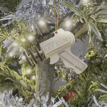 Ray Gun Bauble - Christmas Ornament By Curious Rabbit ®